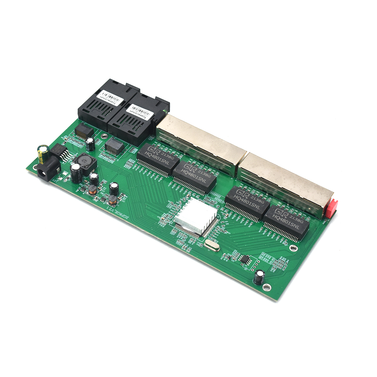 Product Gallery: Unmanaged PoE Powered 8 Port Network Switch, 2 SC Fiber Ports, Gigabit, Desktop for Industrial and Commercial Environments 14