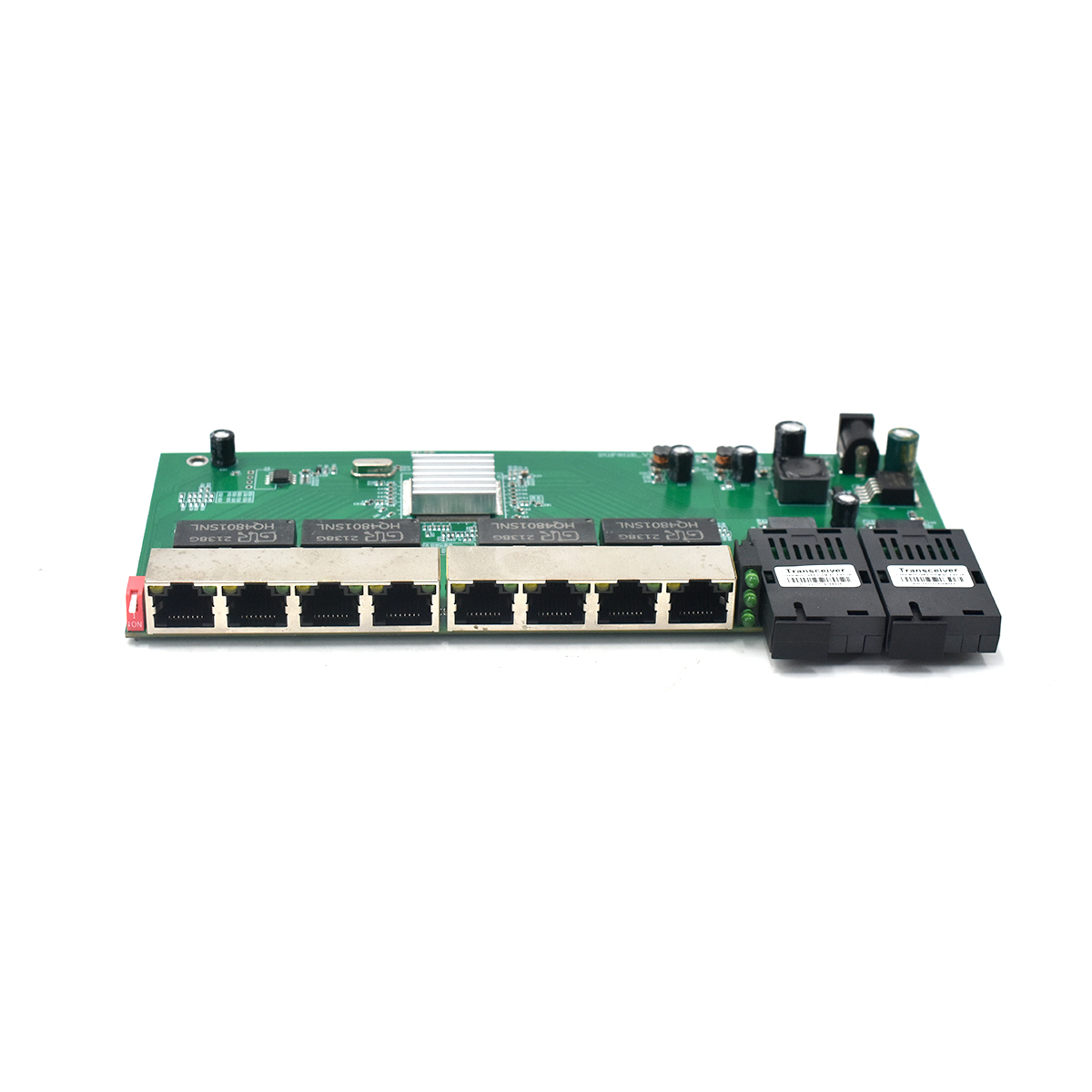 Product Gallery: Unmanaged PoE Powered 8 Port Network Switch, 2 SC Fiber Ports, Gigabit, Desktop for Industrial and Commercial Environments 15