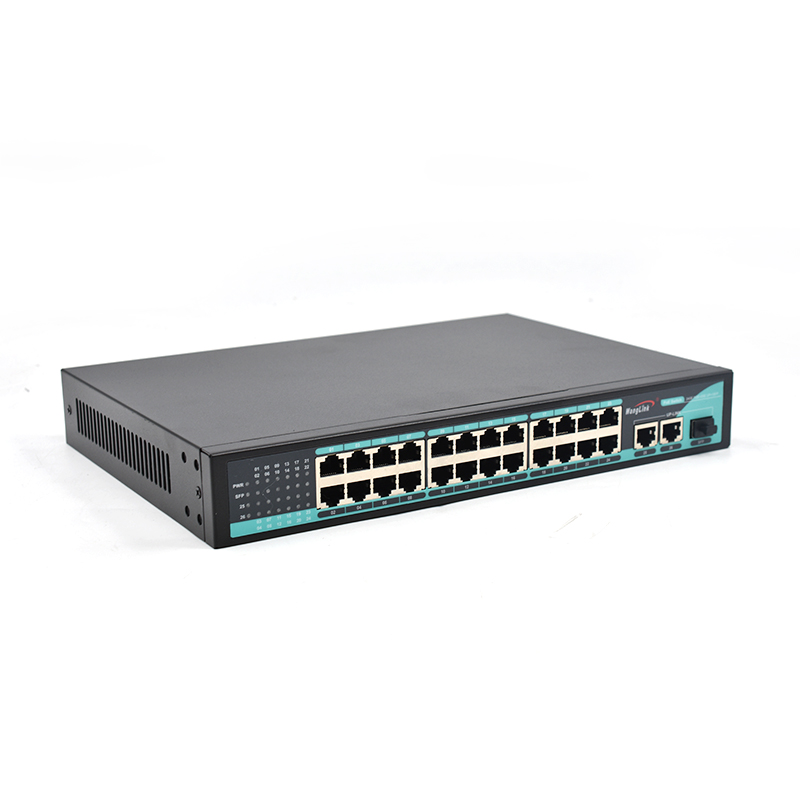 Product Gallery: Unmanaged 24-Port Gigabit PoE Switch with 1 SFP Slot, 360W Budget, Metal Case, Desktop/Wall/Rack Mount for IP Cameras & Office Network 4
