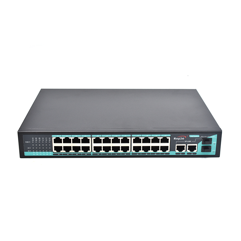 Product Gallery: Unmanaged 24 Port Gigabit PoE Switch, 2 SFP Uplink, 360W Budget, Rack-Mountable for IP Surveillance & Small Business Network 2