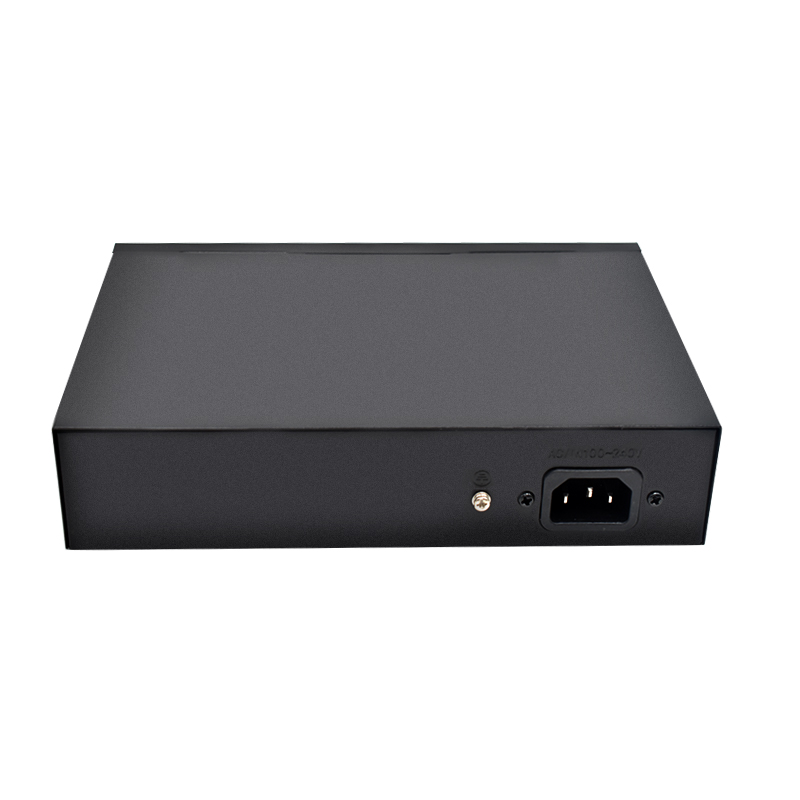 Product Gallery: Unmanaged 4 Port PoE Switch with Fiber Uplink, Fast Ethernet, 1 Gigabit RJ45 Uplink & 1 SFP Slot, 250m Extend Mode, VLAN Isolation, Desktop/Wall Mount for IP Camera Surveillance 6