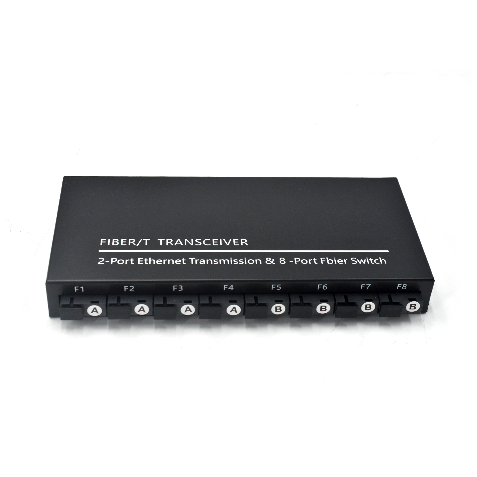 Product gallery: Unmanaged 10 100 8 Port SC Fiber Media Converter, 2 Gigabit RJ45, 155Mbps Optical, 120km Distance, Desktop/Wall Mount for Industrial & Commercial Networks