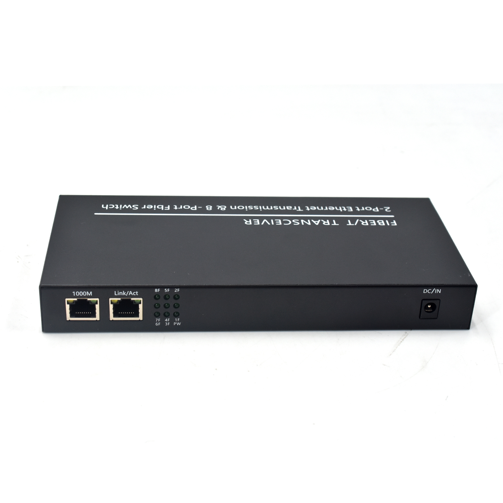 Product gallery: Unmanaged 10 100 8 Port SC Fiber Media Converter, 2 Gigabit RJ45, 155Mbps Optical, 120km Distance, Desktop/Wall Mount for Industrial & Commercial Networks