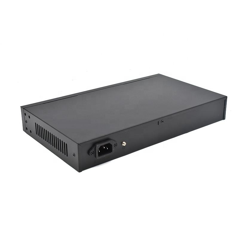 Product Gallery: Unmanaged PoE Switch 16 Port 10/100Mbps, 2 Gigabit Uplink + SFP, 250m Extend Mode, Metal Case for IP Camera & Surveillance 5