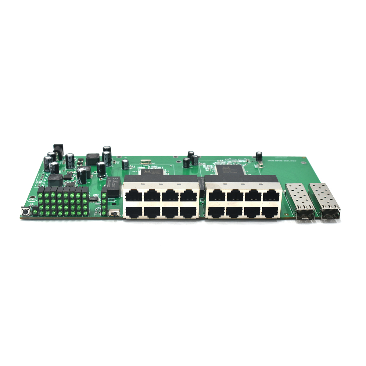 Product Gallery: Unmanaged PoE Powered Network Switch, 16 Gigabit Ports with 2 SFP Fiber Uplinks, Desktop Metal Case for Remote Power Input 7