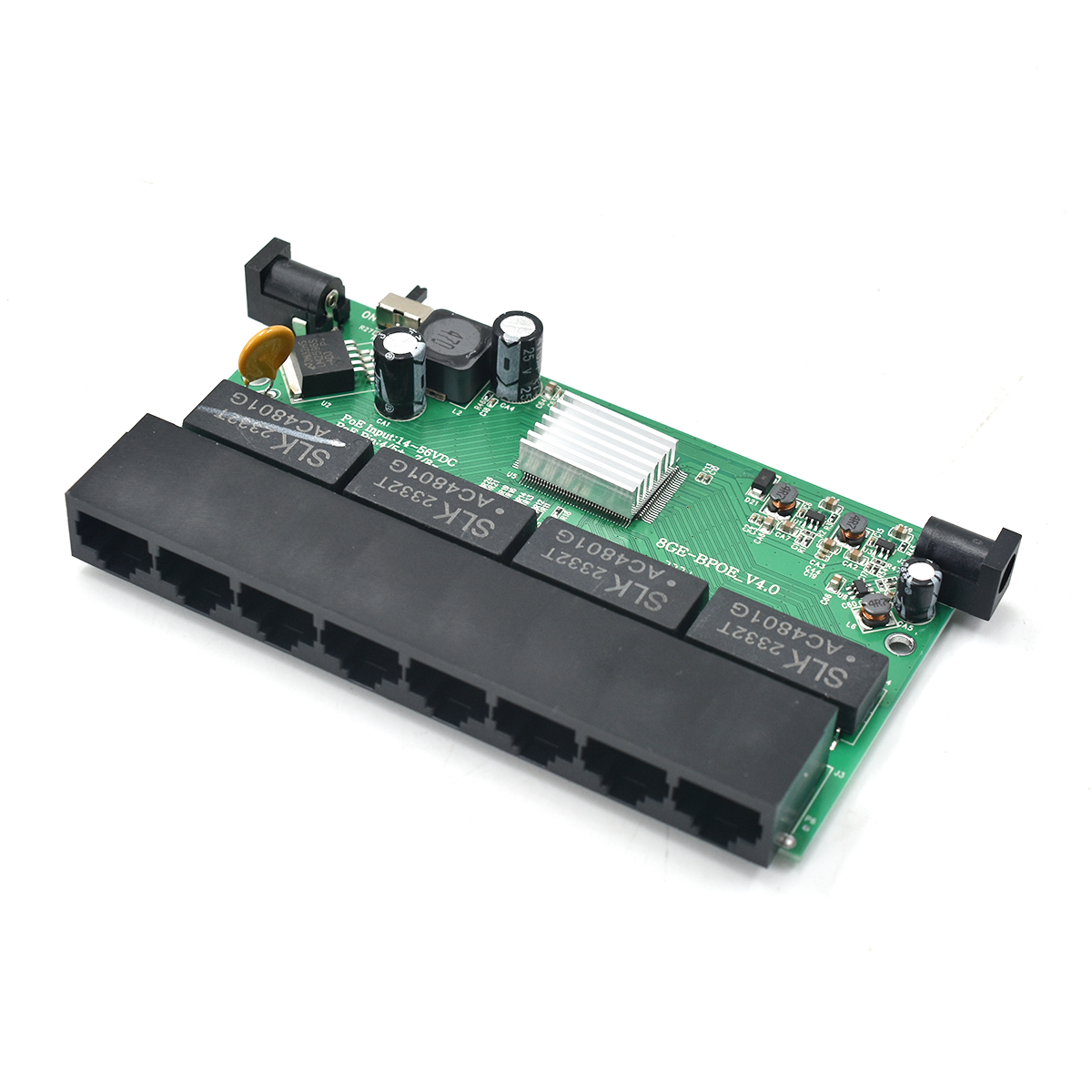 Product Gallery: Unmanaged 8-Port PoE Powered Switch, Gigabit, Reverse PoE, Desktop/Wall-Mount for Remote Power Delivery 9