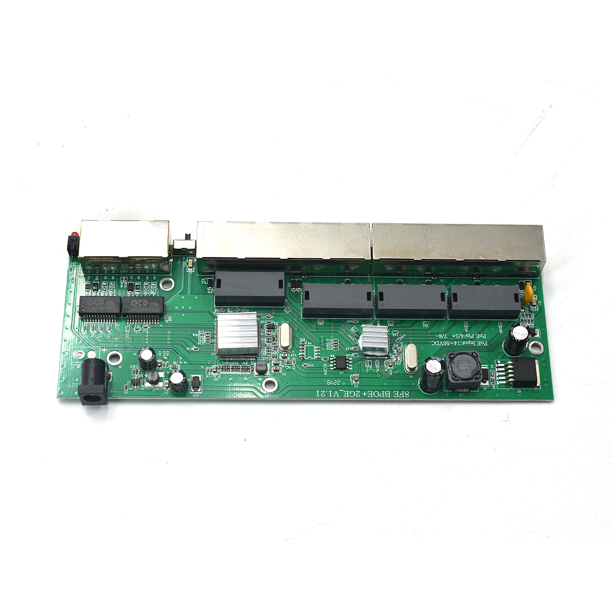 Product Gallery: Unmanaged 8-Port Gigabit Switch, PoE Powered, 2 Gigabit Uplink, Reverse PoE, Desktop, Plug and Play 13