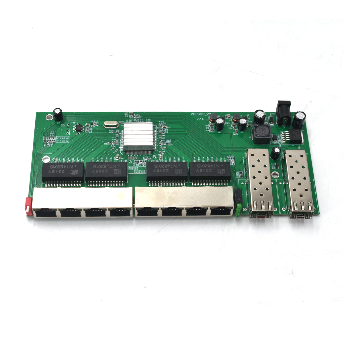 Product Gallery: Unmanaged PoE Powered 8 Port Network Switch, 2 SC Fiber Ports, Gigabit, Desktop for Industrial and Commercial Environments 17