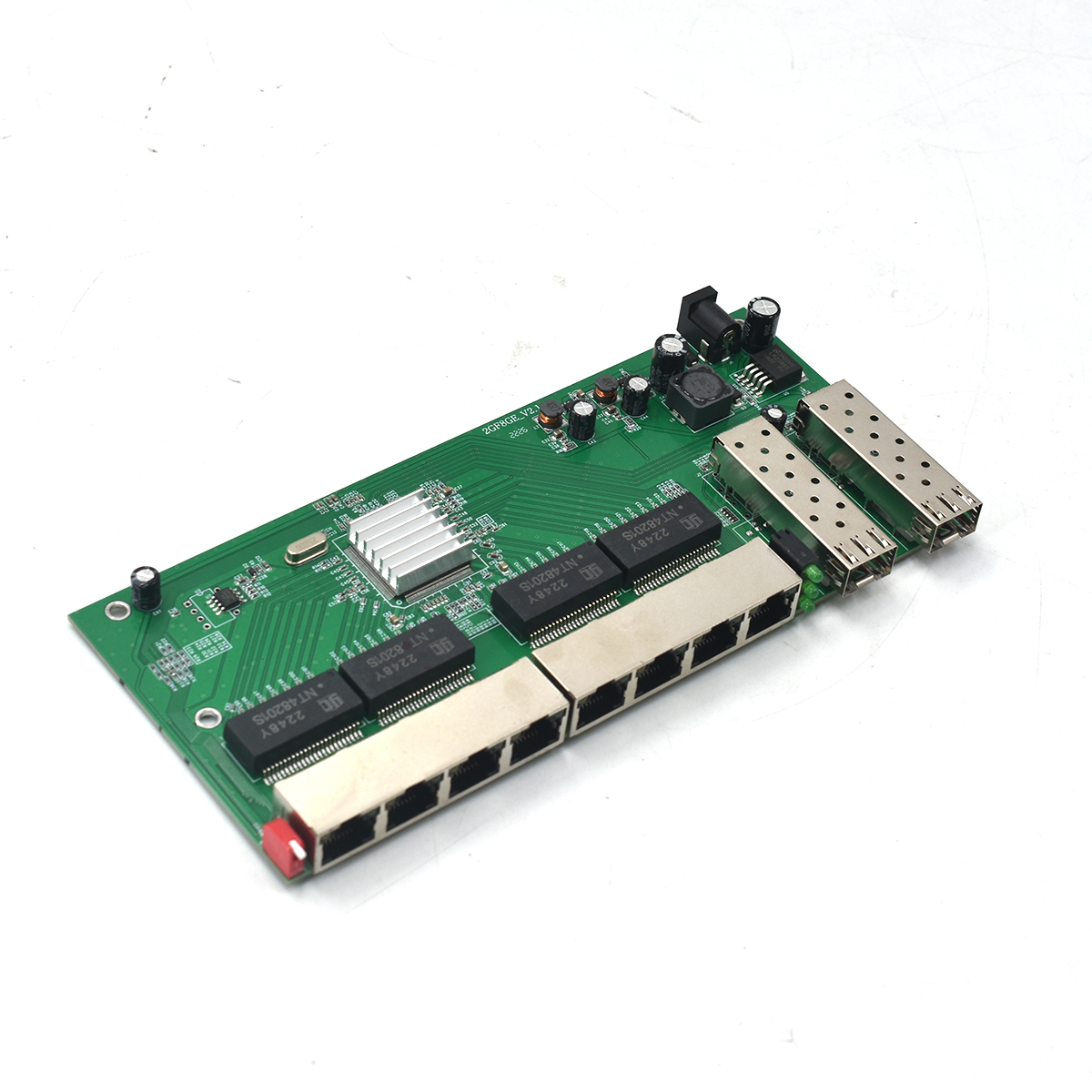 Product Gallery: Unmanaged PoE Powered 8 Port Network Switch, 2 SC Fiber Ports, Gigabit, Desktop for Industrial and Commercial Environments 19