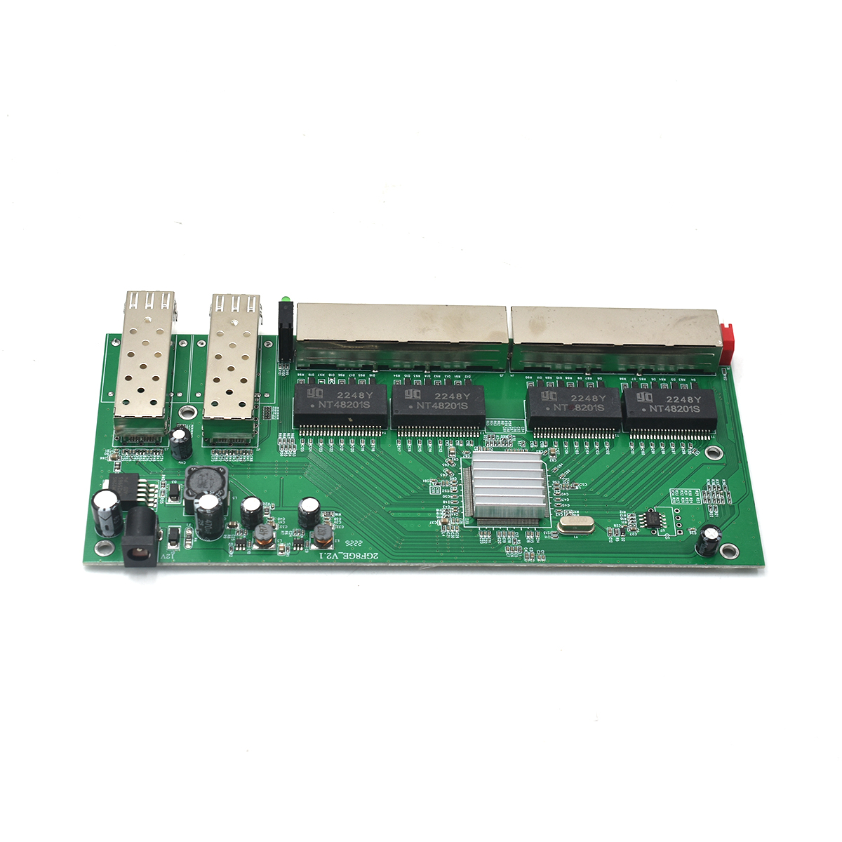 Product Gallery: Unmanaged PoE Powered 8 Port Network Switch, 2 SC Fiber Ports, Gigabit, Desktop for Industrial and Commercial Environments 21