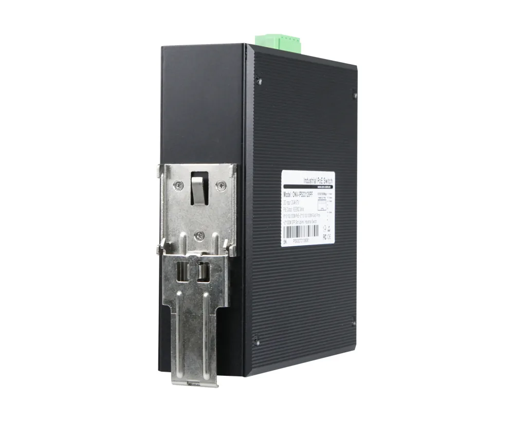 Product Gallery: Managed Gigabit Industrial Ethernet Switch, 10 RJ45 Ports, 4 SFP Uplinks, L2+ Routing, ERPS, DIN-Rail 4