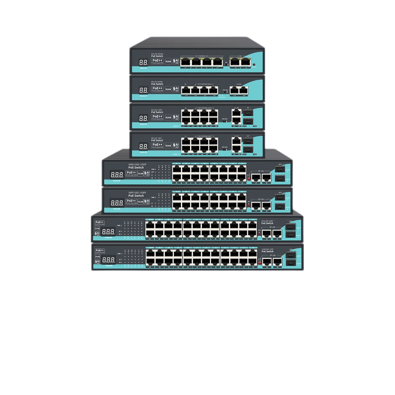 Digital Power Meter PoE Switches